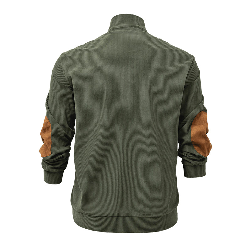 Sweat-shirt à manches longues et col montant pour homme, style décontracté, pour l'extérieur, 35682481X