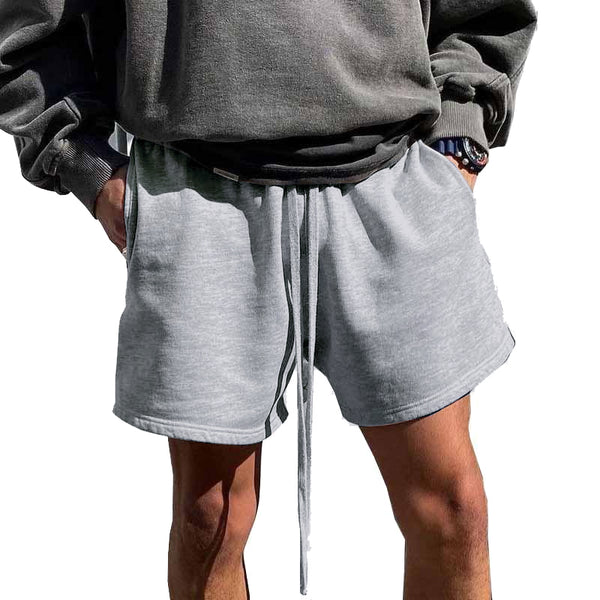 Men's Loose Sports Casual Breathable Solid Color Shorts 23069065X