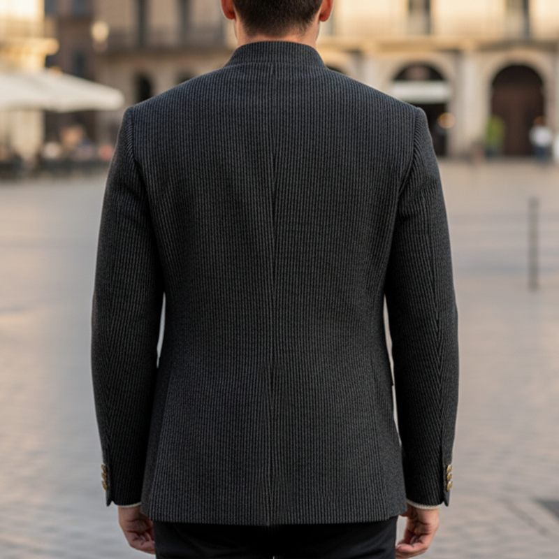 Men's Classic Corduroy Stand Collar Jacket MTA1513I4U