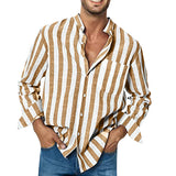 Men's Resort Stripe Short Sleeve Shirt 52193542X
