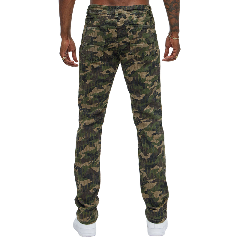 Herremote Casual Straight Camouflage Cargo Pants 85121483F