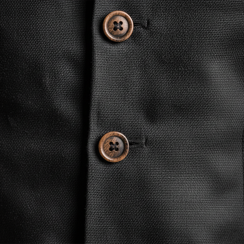 Men's Fashion Color-blocked Cotton-linen Blend Thick Shirt MTA2365I0P