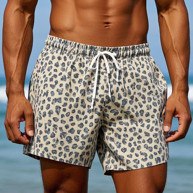 Men's Breathable Quick-drying Printed Beach Pants 50642163P