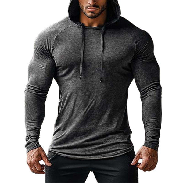 Men's Classic Casual Slim Fit Hooded Long Sleeve T-Shirt 82836949K