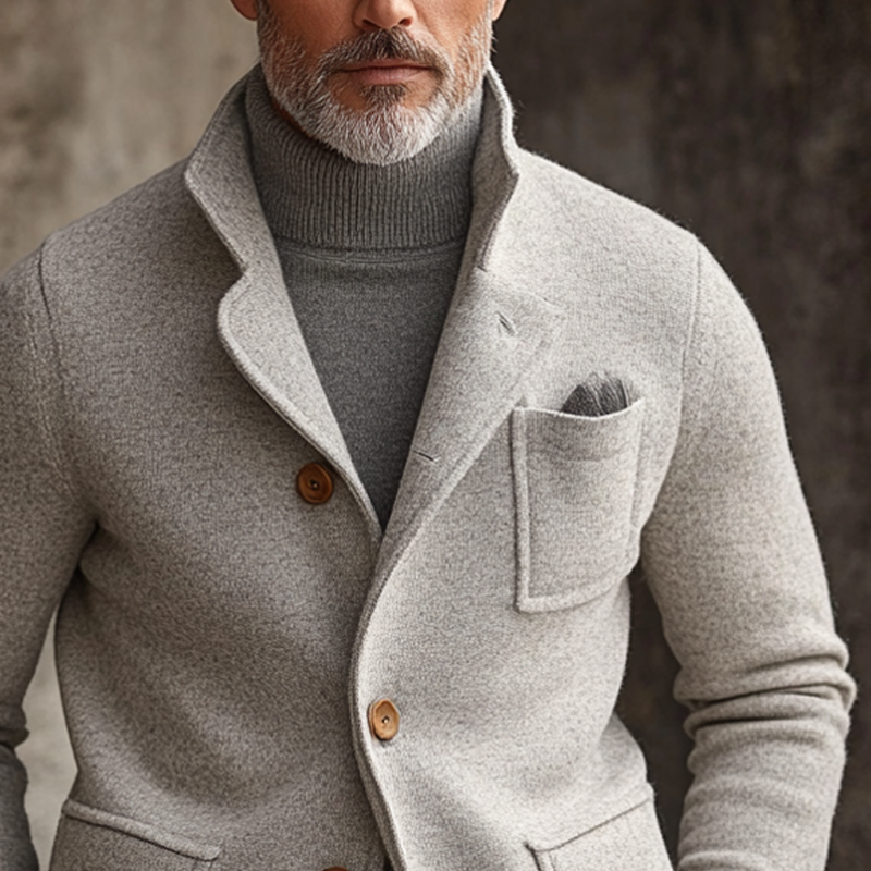 Men's Blended Collar Multi-pocket Jacket MTA2685K5X