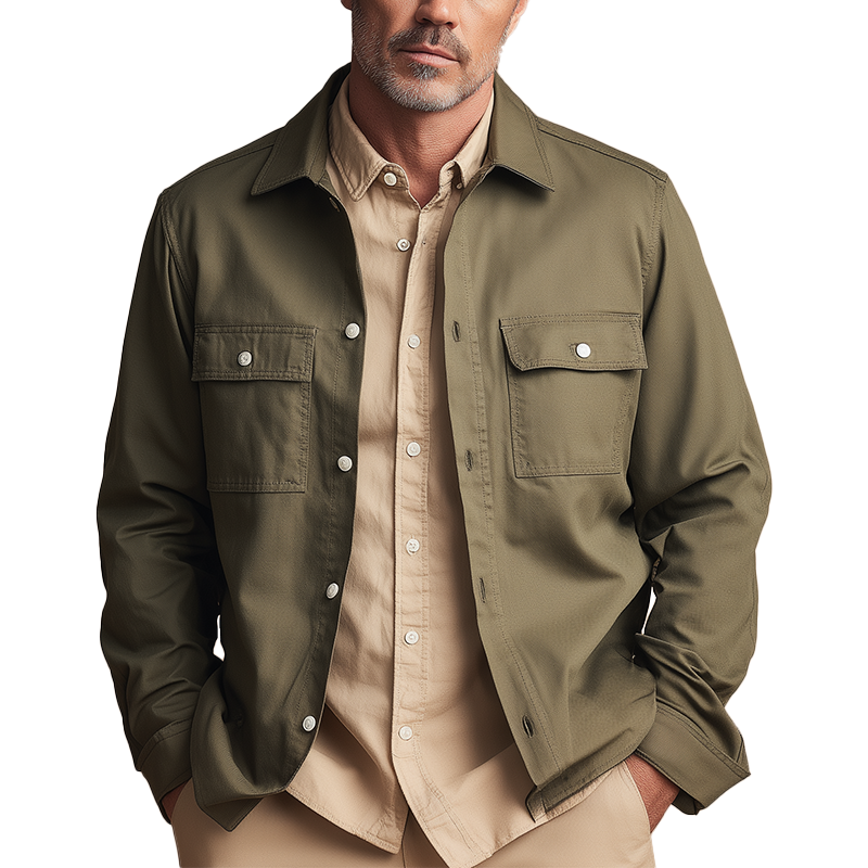 Men's Vintage Cotton Blend Jacket MTA0195H2P