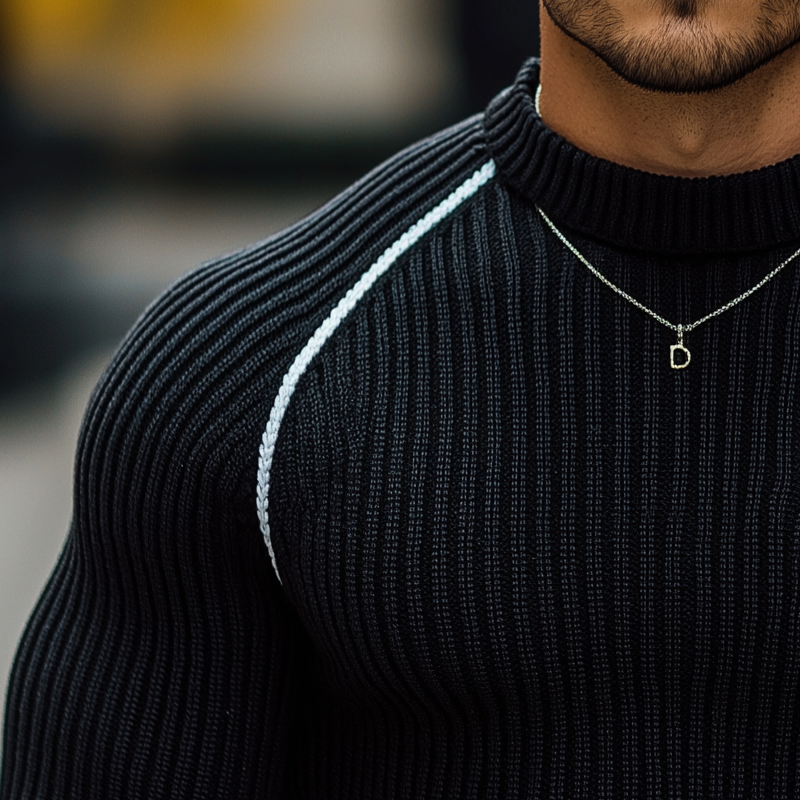 Men's Classic Crew Neck Slim Fit Knit Sweater MTA0806K1U