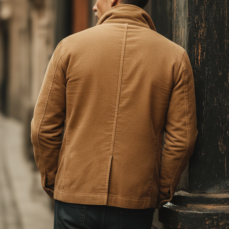 Men's Urban Corduroy Single-vent Button-up Jacket MTA1743L8U
