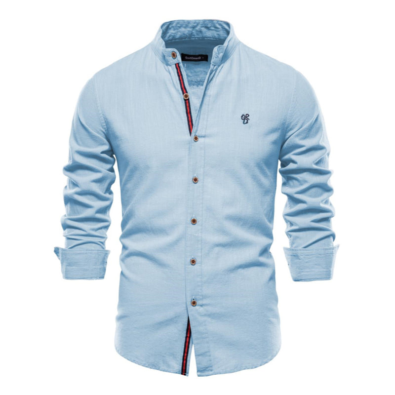 MEN'S COTTON LINEN SHIRT  93795703X