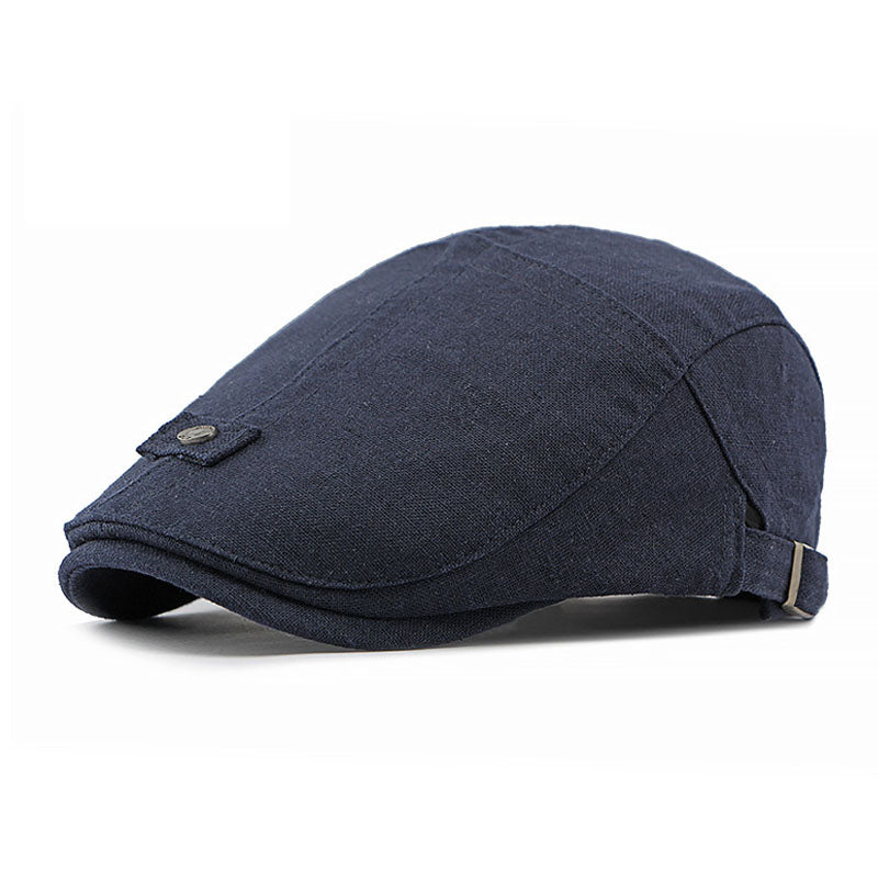 Men's Casual Outdoor Breathable Linen Beret 20746761M