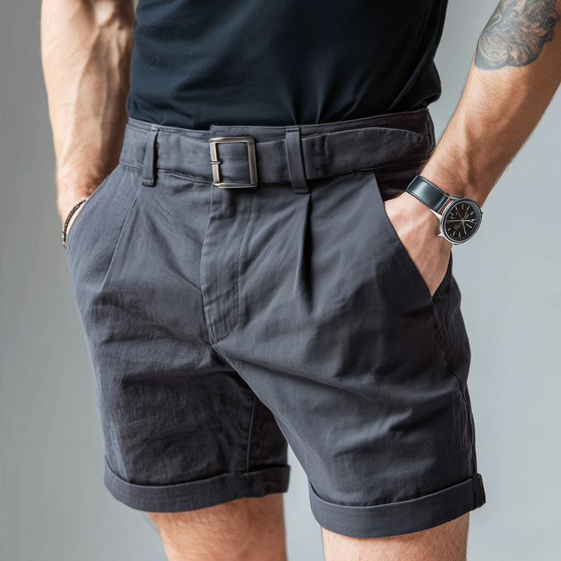 Men's Summer Basic Solid Color Shorts MTA0456G2U
