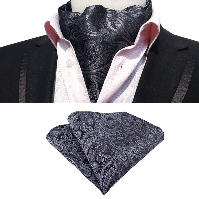 Men's Classic British Style Jacquard Neck Scarf 71531168K