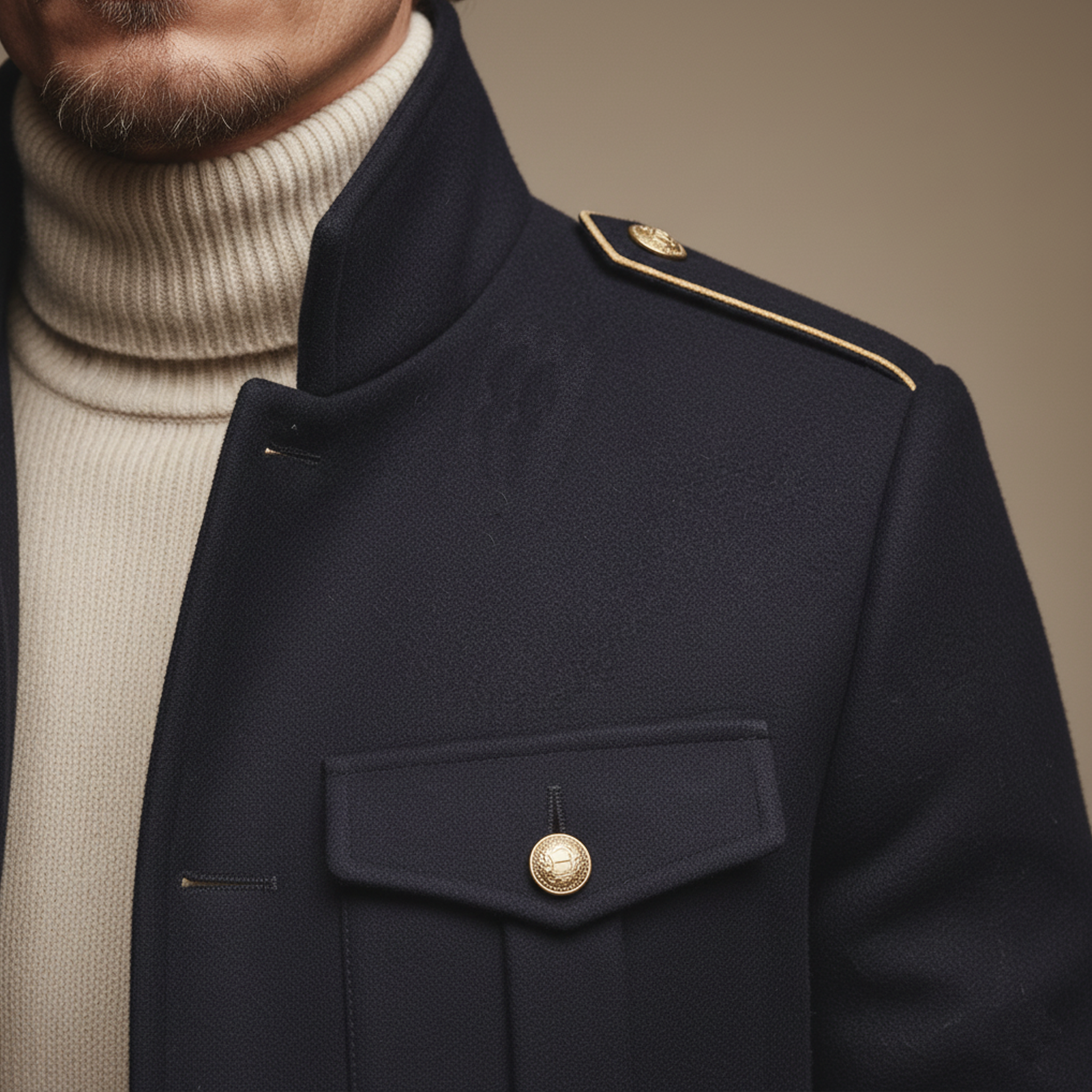 Men's Classic Retro Stand-up Collar Faux Suede Jacket MTA0757K2K