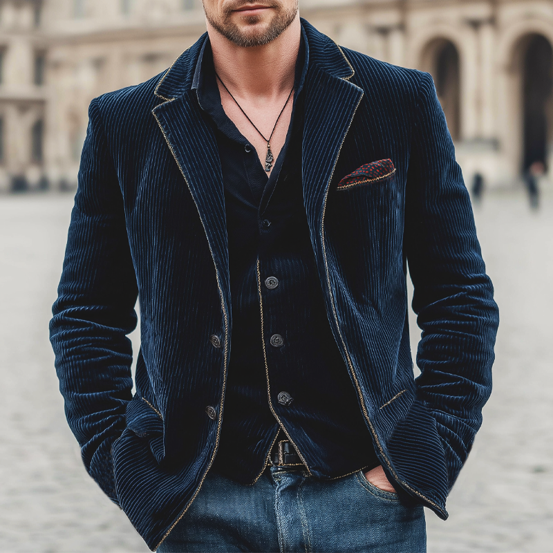 Men's Business Corduroy Two-button Double-vent Balzer MTA0819K1U