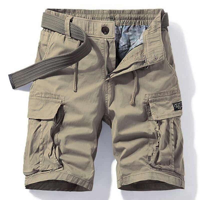 MEN'S MULTI-POCKET CARGO SHORTS (BELT EXCLUDED) 13822964M