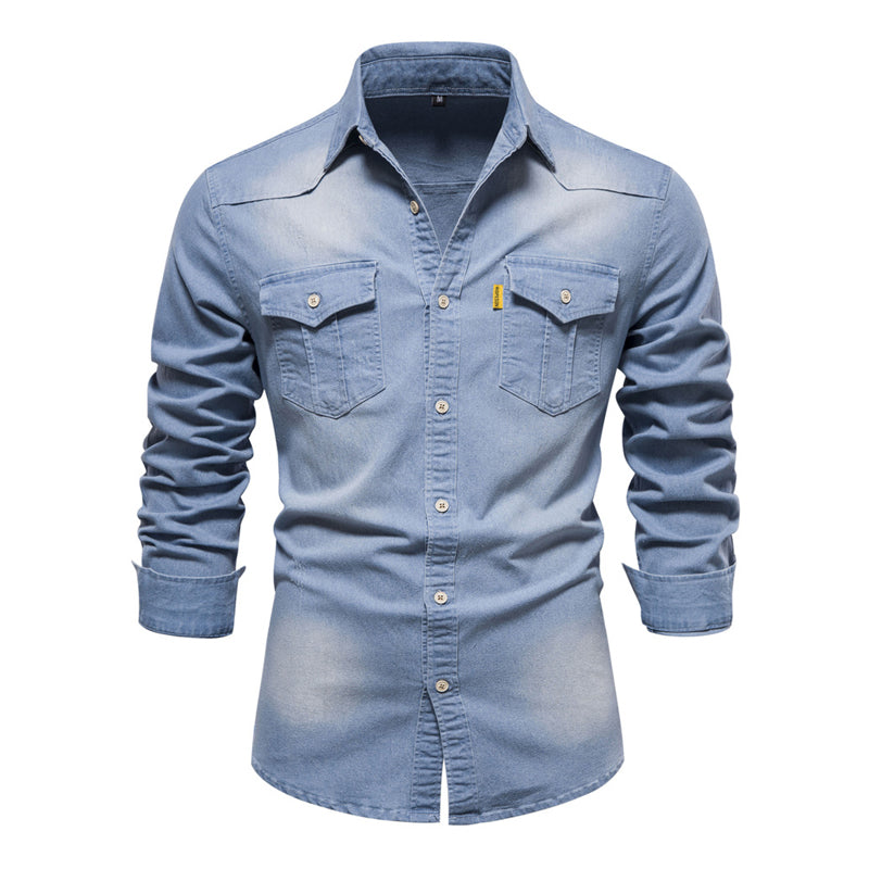 UOMINIS CAMICIA IN DENIM VINTAGE 55864663X