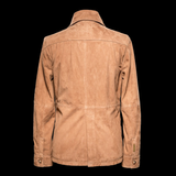 Men's Soft Suede Lapel Multi-pocket Single Breasted Jacket 50640652Z