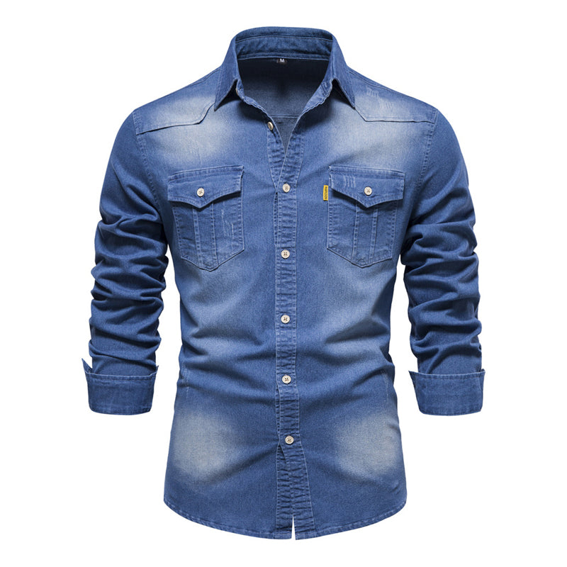 UOMINIS CAMICIA IN DENIM VINTAGE 55864663X