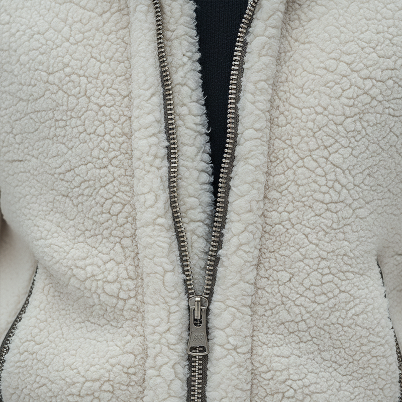 Men's Winter Simple Faux Lambswool Zipper Warm Jacket MTA2652K5P