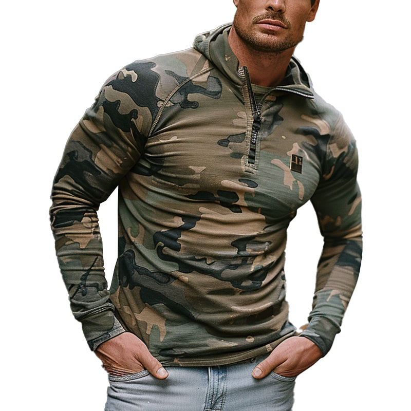 Men's Outdoor Camouflage Hoodie 60572380X