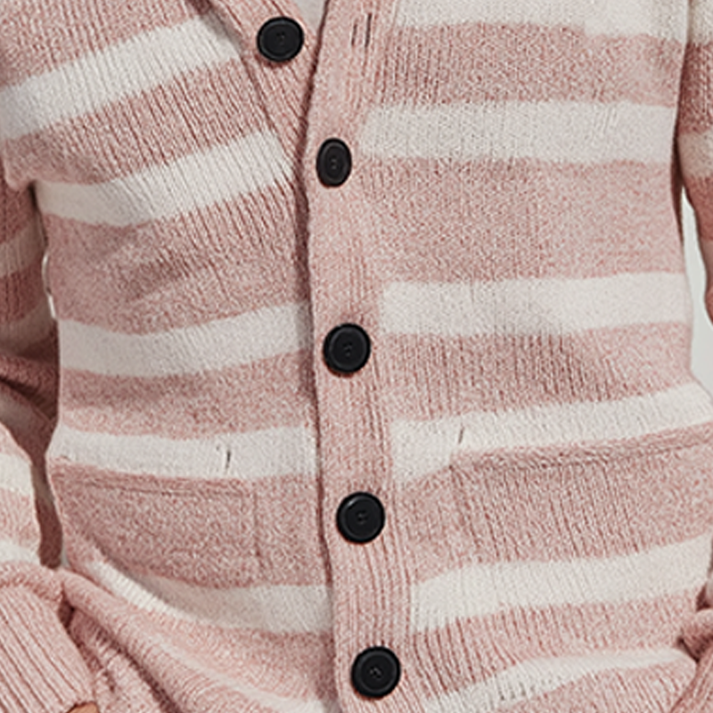 Men's Winter Fashion Striped Cotton Knitted Sweater Cardigan MTA2266I7P