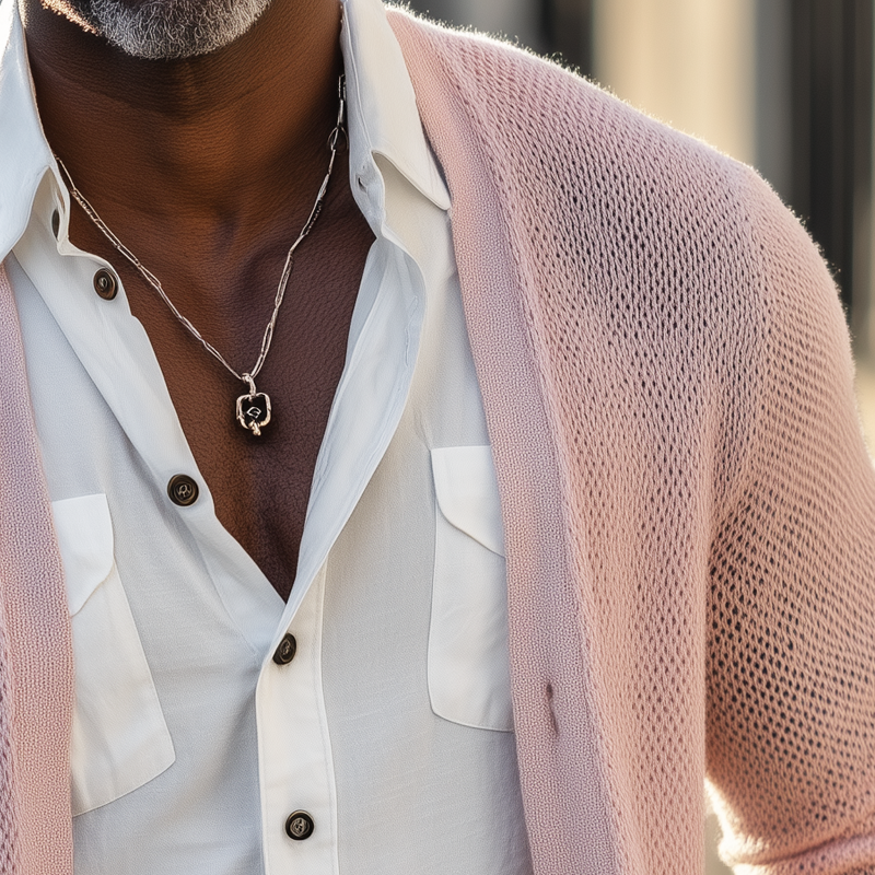 Men's Casual Solid Color Button Knit Cardigan MTA2273H7U