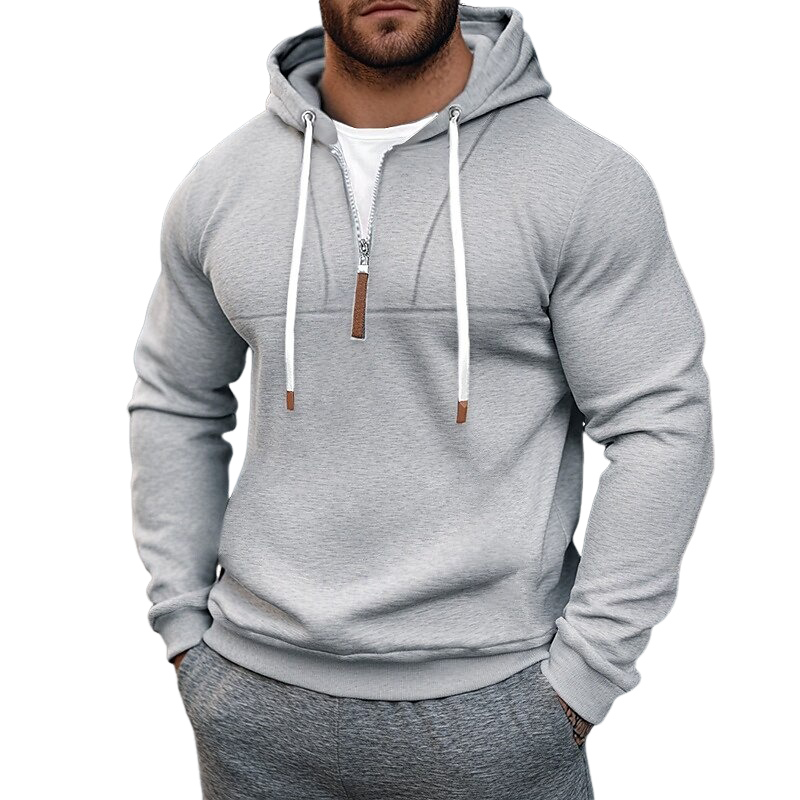 Men's Retro Casual Zipper Hoodie MTA2352G4TO