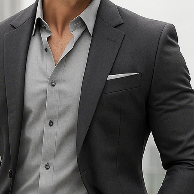 Men's Retro Casual Simple Business Blazer MTA1317H1TO