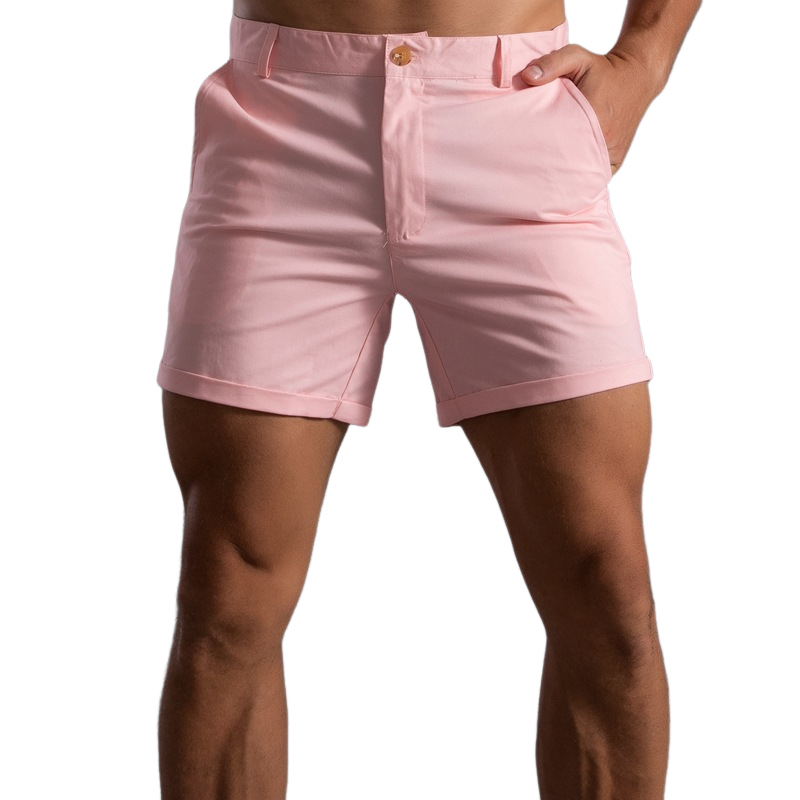 Klassiske, uformelle, slim fit moteshorts for menn 10937040K