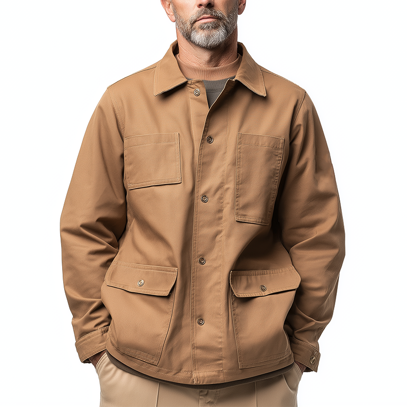 Men's Vintage Cotton Blend Jacket MTA0555H0P