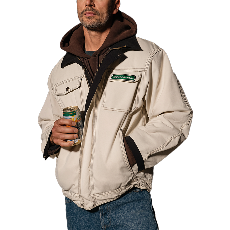 Men's Vintage Cotton Blend Work Jacket MTA1284H9P