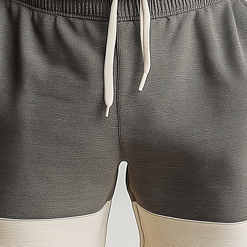 Men's Summer Fashion Classic Color Patchwor Casual Sports Shorts MTA2164E9P