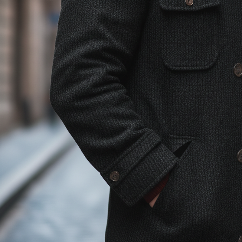 Men's Winter Retro Corduroy Stand-collar Jacket MTA2030K3P