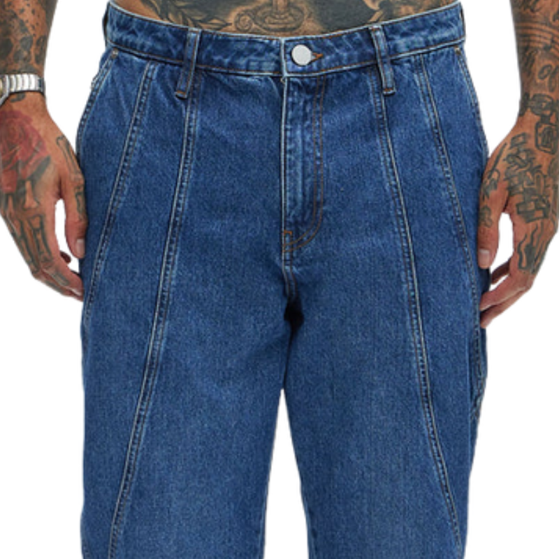 Vintage uformelle løse jeans for menn 94056486F