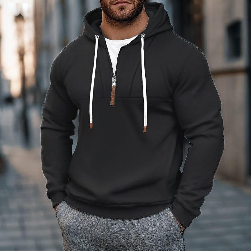 Men's Retro Casual Zipper Hoodie MTA2352G4TO