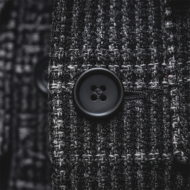 Men's Winter Retro Slub Chenille Collar Warm Jacket MTA0382K2P