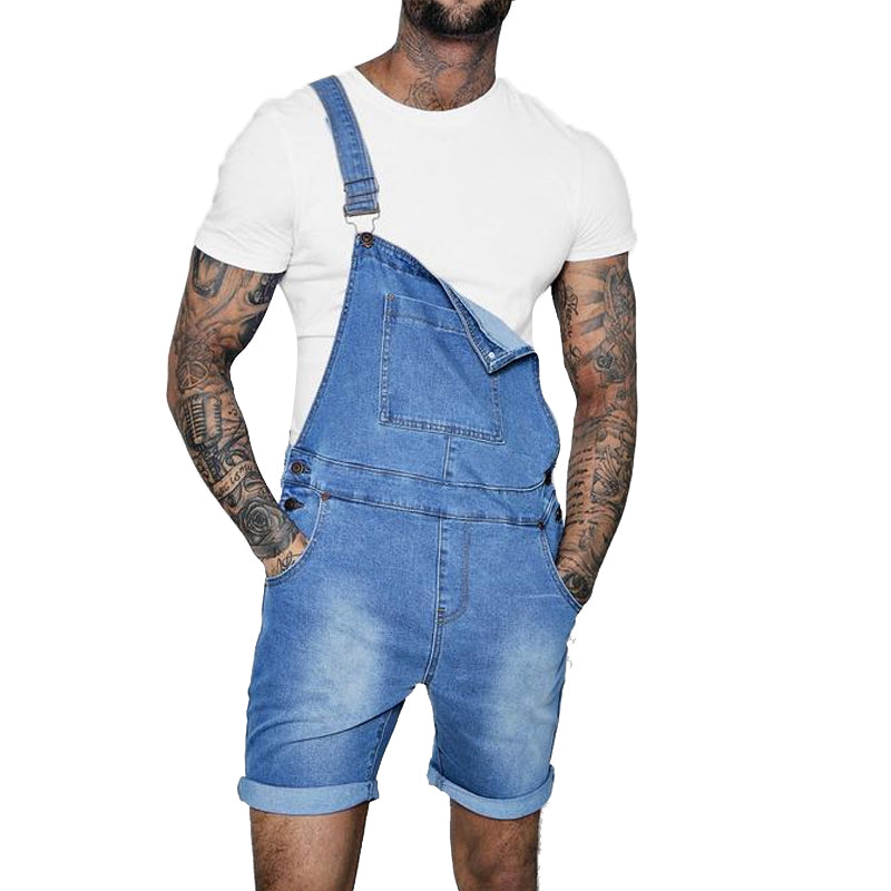 Men's Casual Denim Jumpsuit 84247220Y