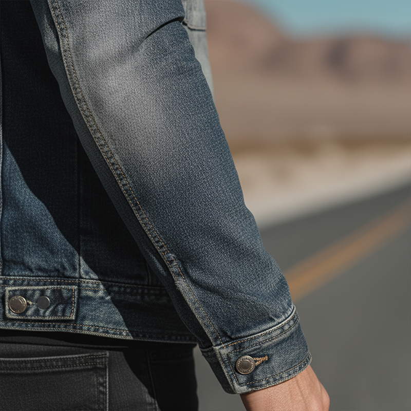 Men's Autumn And Winter Retro Washed Casual Denim Jacket MTA2309I8P