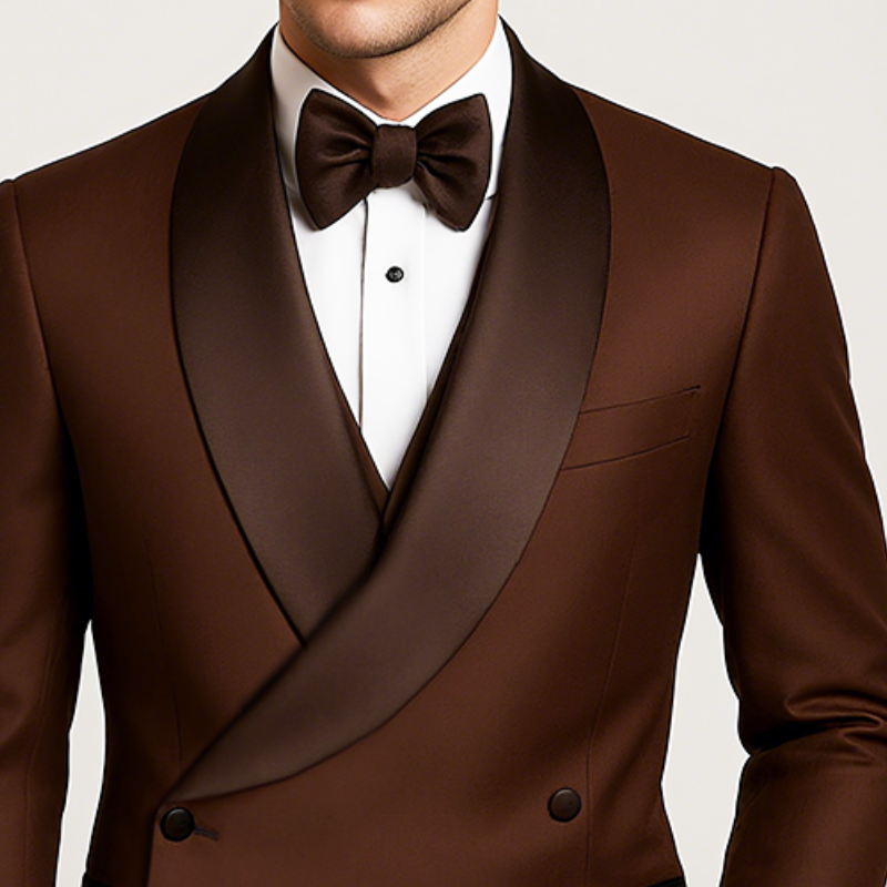 Men's Vintage Casual Business Satin Blazer MTA1390H5TO