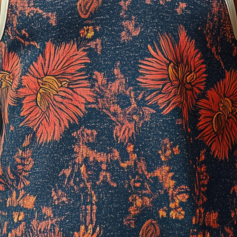 Men's Summer Fashion Cotton Blend Printed Tank Top MTA2636F7P