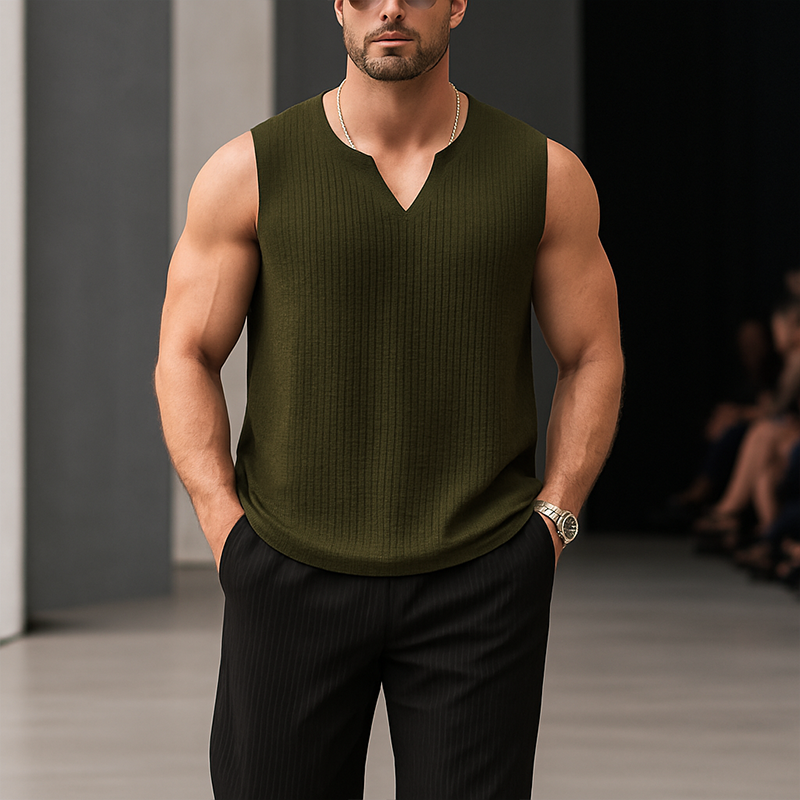 Men's Summer Premium Knitted Cool Tank Top MTA1724G7P