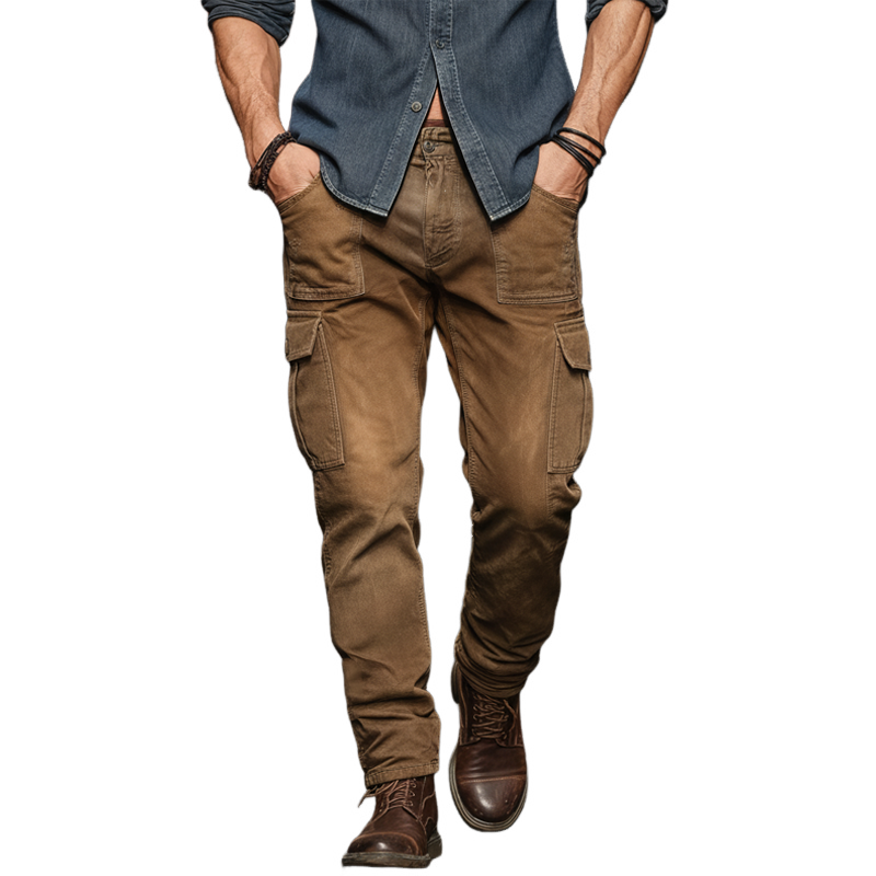 Men's Classic Khaki Slim-fit Jeans MTA2885J2U