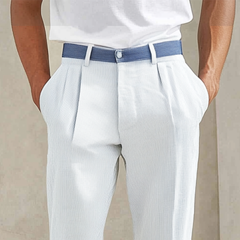 Men's Classic Business Striped Suit Pants MTA2981G3U