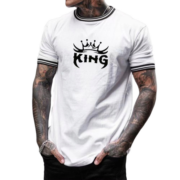 Men's Casual  King Short-sleeved T-shirt 52913288TO