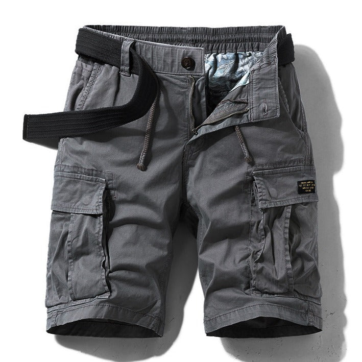 MEN'S MULTI-POCKET CARGO SHORTS (BELT EXCLUDED) 13822964M