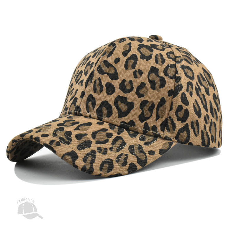 Retro Casual Leopard Print Cap 71271208TO for menn