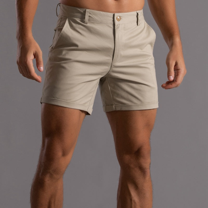 Klassiske, uformelle, slim fit moteshorts for menn 10937040K