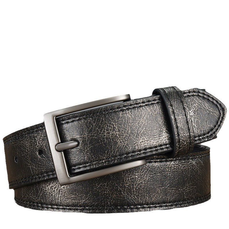 Men's Retro All-match PU Leather Pin Buckle Belt 58699698U