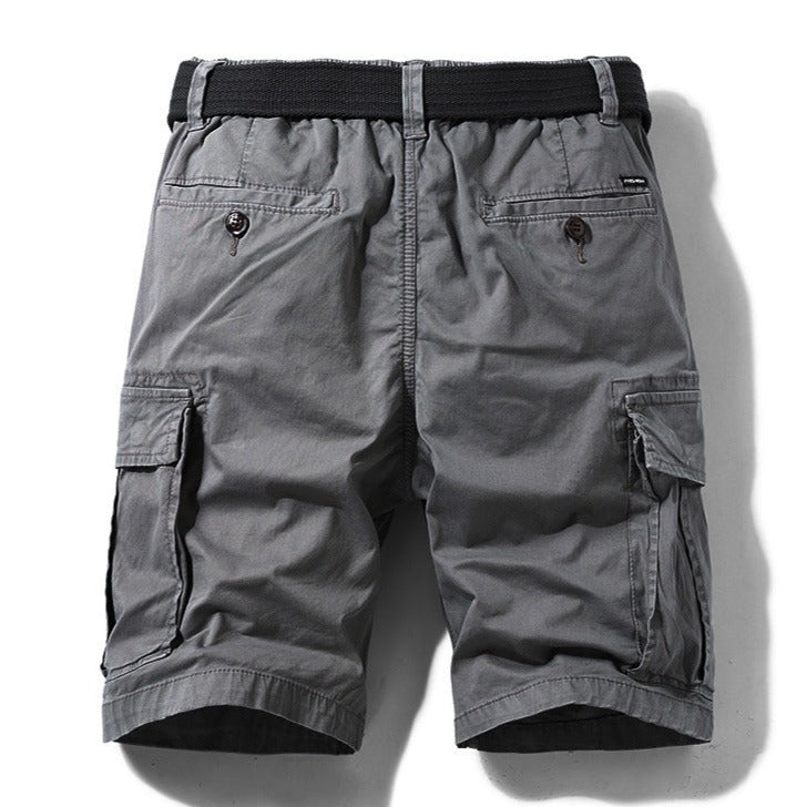 MEN'S MULTI-POCKET CARGO SHORTS (BELT EXCLUDED) 13822964M