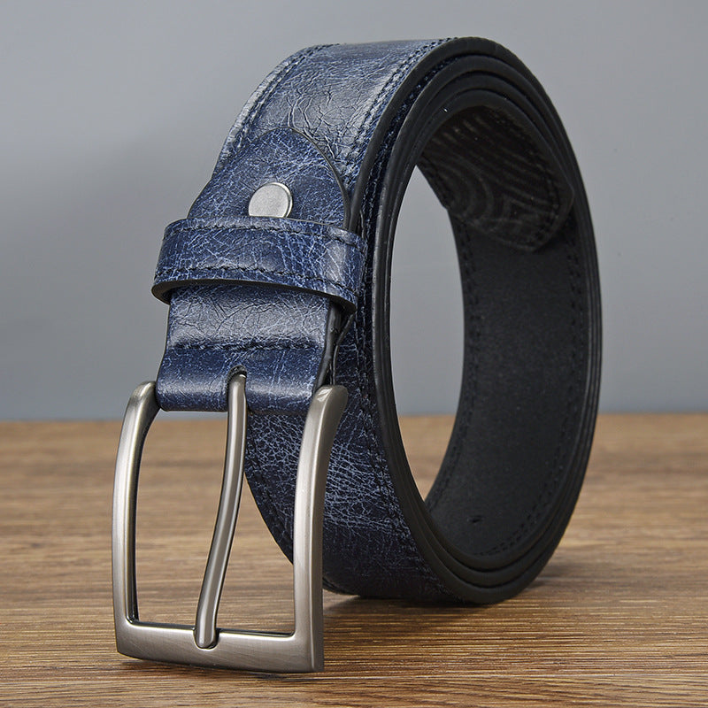 Men's Retro All-match PU Leather Pin Buckle Belt 58699698U